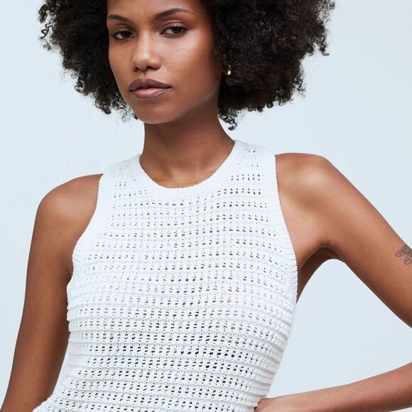 NWT Madewell Crochet knit tank - Picture 3 of 7